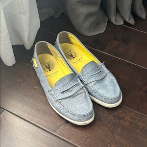 Cole Haan Denim Loafer Flats - size 7.5